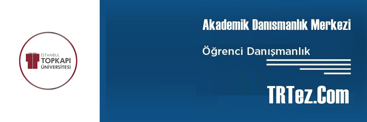 İstanbul Topkapı Üniversitesi Bitirme Tezleri Hazırlama Danışmanlık