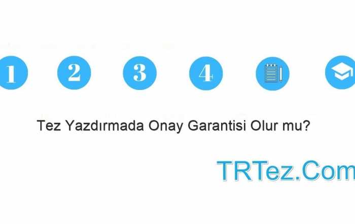 Tez Yazdırmada Onay